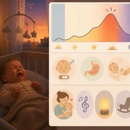 découvrez pourquoi bébé pleure souvent en soirée, comprenez l'heure des sorcières et trouvez des astuces pour apaiser votre enfant et traverser cette période sereinement.