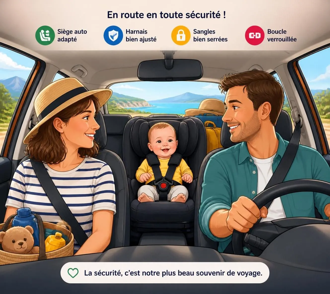 découvrez les 10 règles d'or pour partir en vacances sereinement avec un bébé de moins d'un an et profiter pleinement de ces moments en famille.