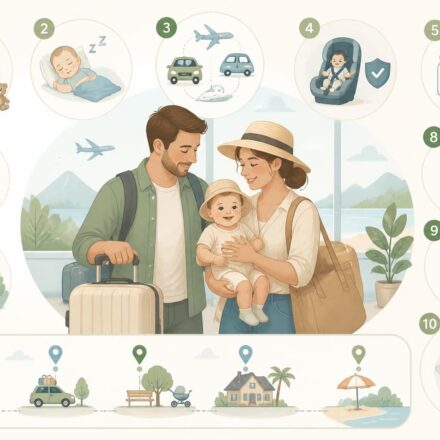 Partir en vacances avec un bébé de moins d’un an : les 10 règles d’or pour des vacances sereines découvrez les 10 règles d'or pour partir en vacances sereinement avec un bébé de moins d'un an et profiter pleinement de votre séjour en toute sécurité.