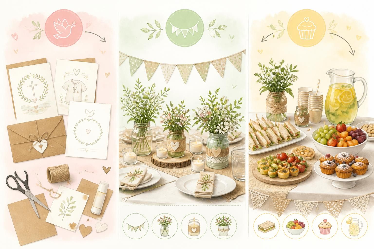 Préparer un baptême sans se ruiner : faire-part, déco et repas à petit budget découvrez des astuces pour organiser un baptême inoubliable sans dépenser une fortune : idées de faire-part, décoration et repas économiques pour un événement réussi à petit budget.