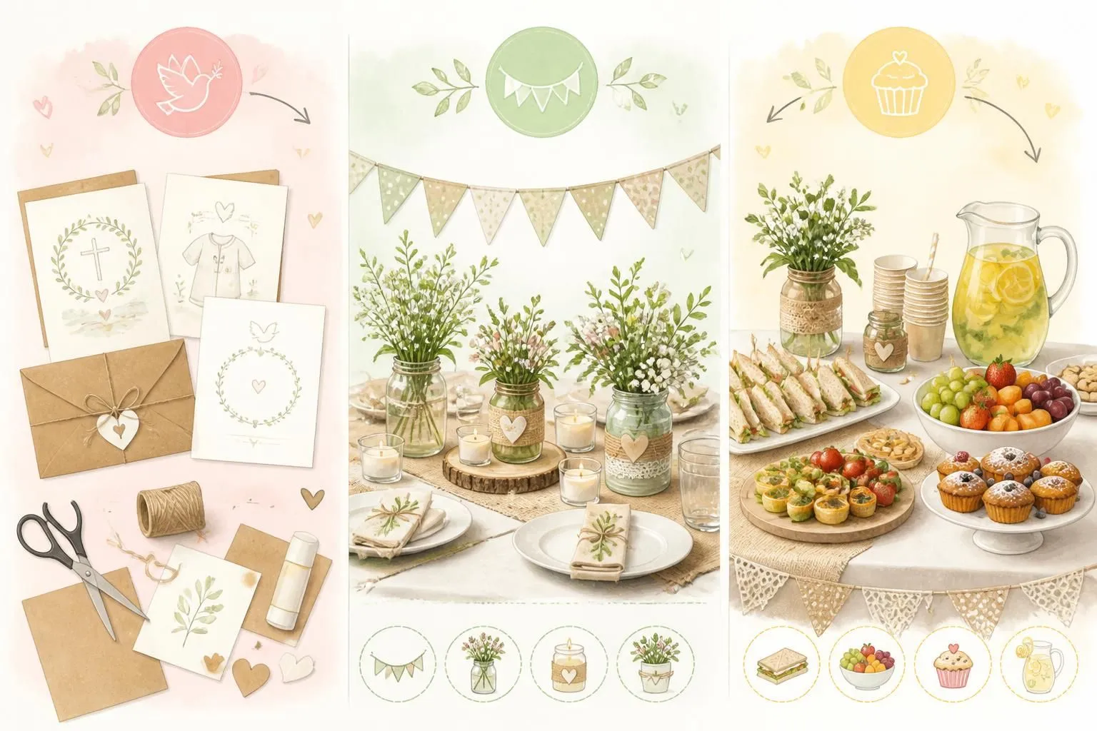 Préparer un baptême sans se ruiner : faire-part, déco et repas à petit budget découvrez des astuces pour organiser un baptême inoubliable sans dépenser une fortune : idées de faire-part, décoration et repas économiques pour un événement réussi à petit budget.