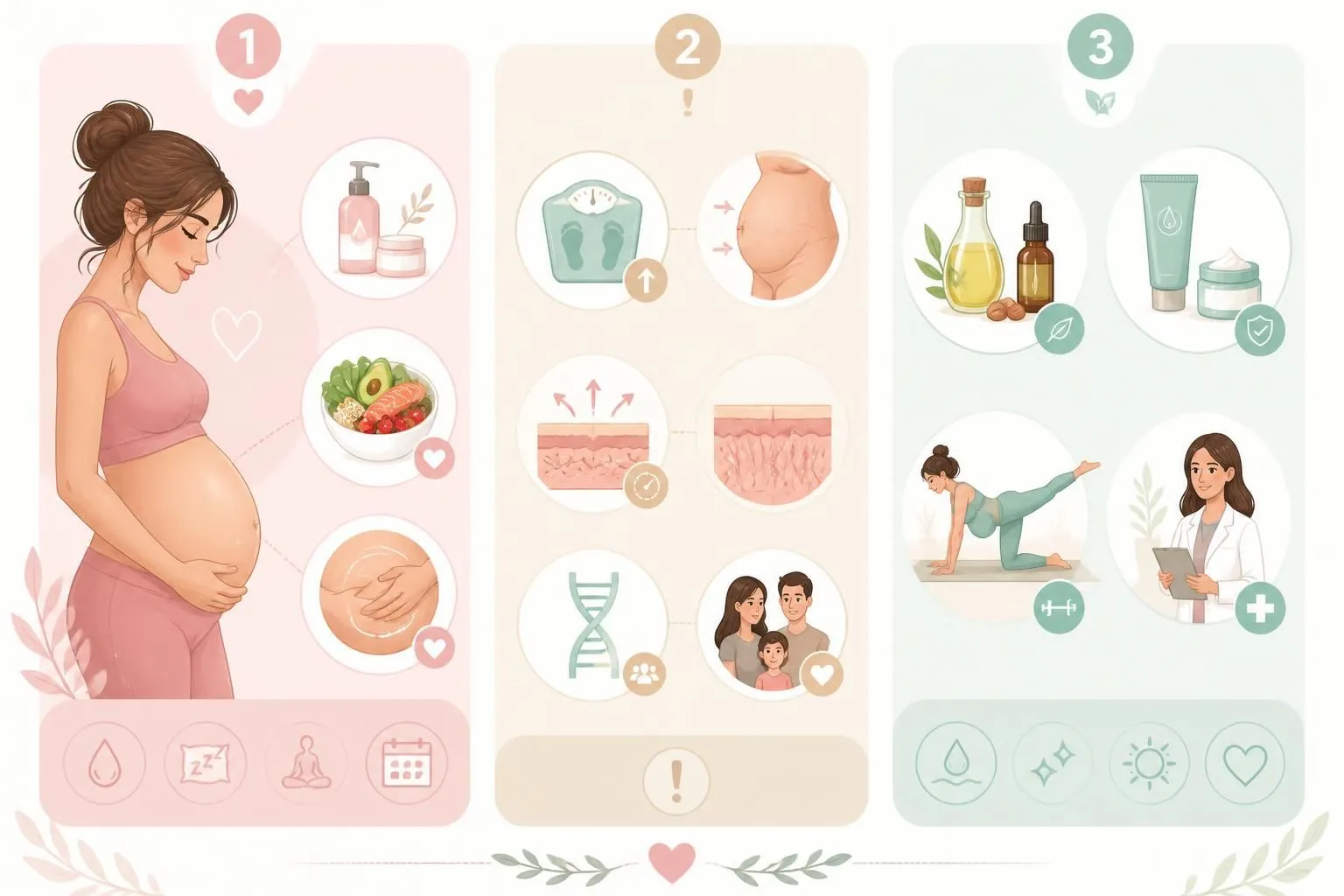 découvrez comment prévenir les vergetures de grossesse dès le 1er trimestre et les meilleurs soins efficaces pour préserver la beauté de votre peau tout au long de la grossesse.